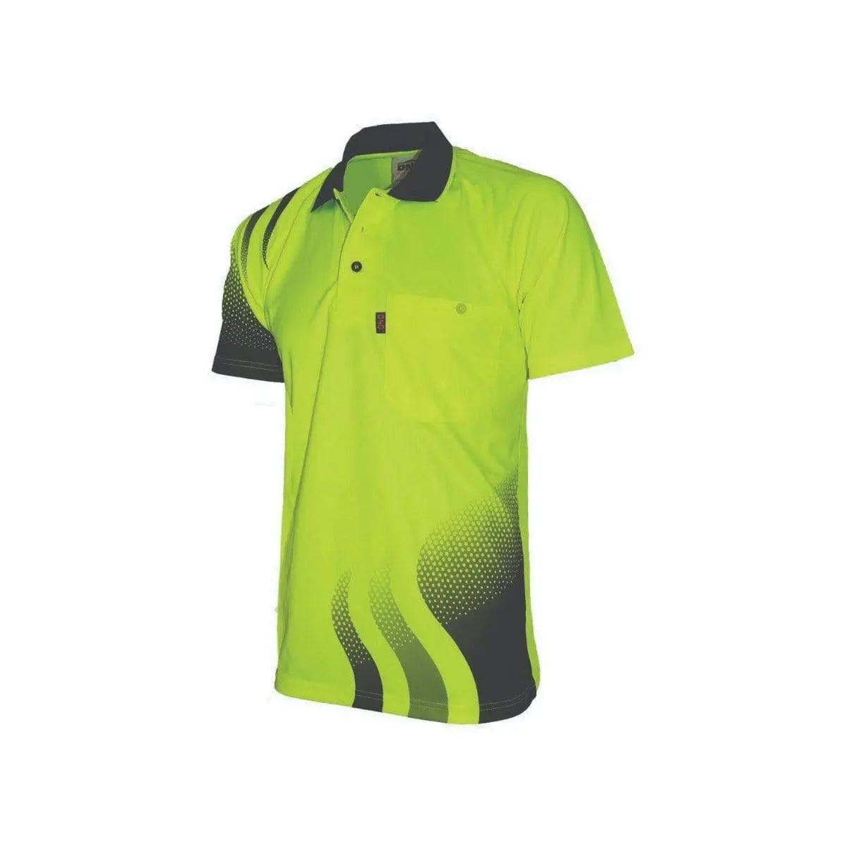 Dnc Workwear Wave Hi-vis Sublimated Polo - 3563 Metro Workwear.